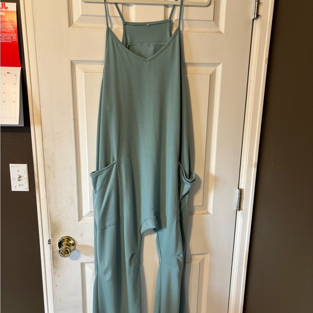 Teal Jumpsuit